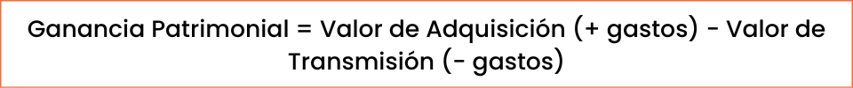 ganancia patrimonial
