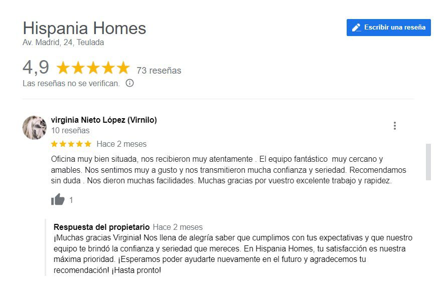 opiniones inmobiliaria moraira